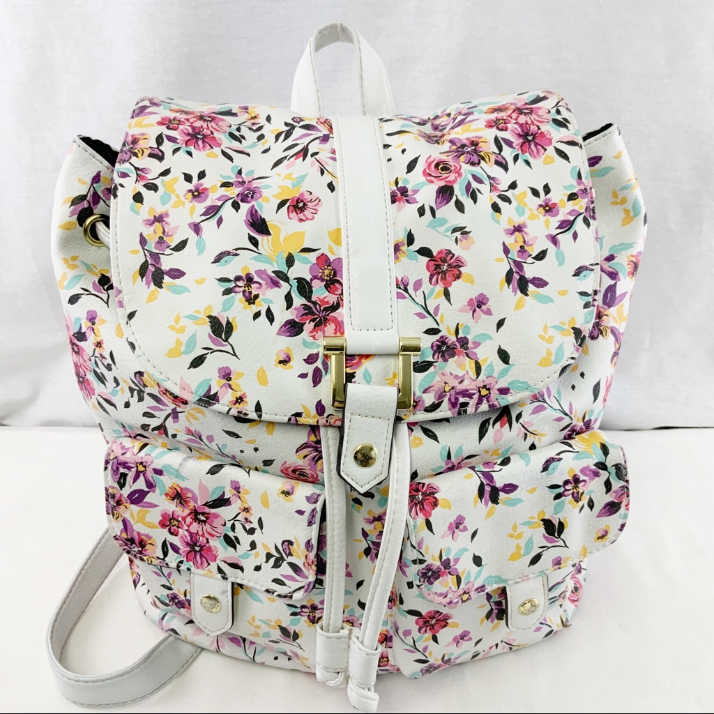 Large Flowered Backpack
